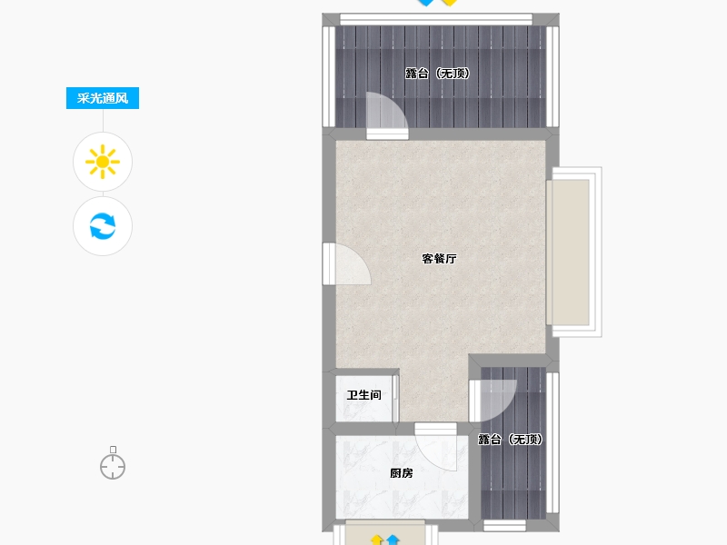 山东省-聊城市-莘县皇行小区-38.55-户型库-采光通风