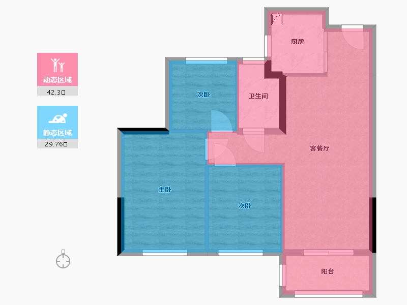 福建省-福州市-滨海首府-70.80-户型库-动静分区