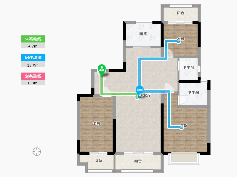 山东省-济南市-静悦府-115.00-户型库-动静线