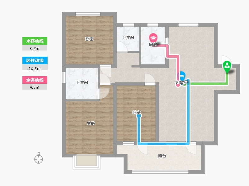 河北省-张家口市-阿斯顿-98.00-户型库-动静线