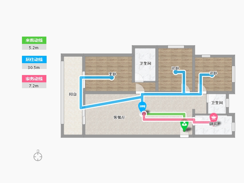 河南省-焦作市-东方今典-109.00-户型库-动静线