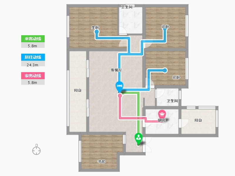 四川省-巴中市-南江麓府-112.20-户型库-动静线