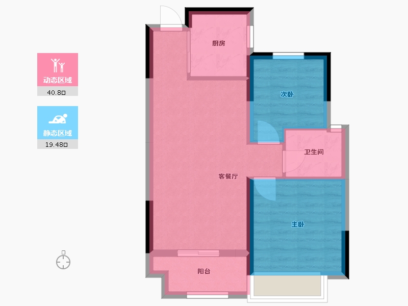 安徽省-淮北市-港利教育小镇-60.24-户型库-动静分区