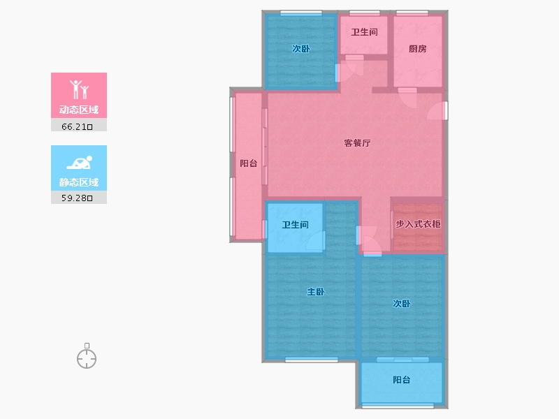 山东省-菏泽市-星月绿城-112.00-户型库-动静分区