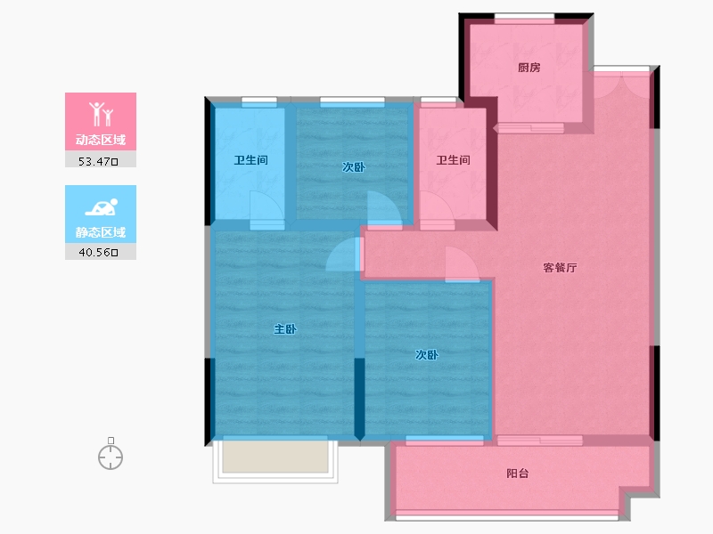 安徽省-六安市-舒城万达-116.00-户型库-动静分区