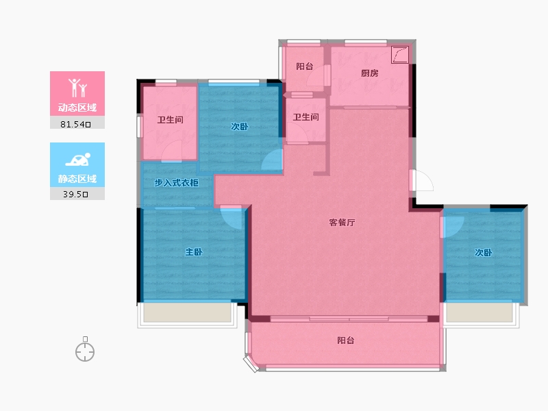 四川省-成都市-首创禧瑞光华-120.00-户型库-动静分区