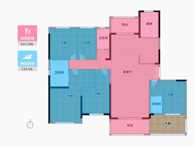 河南省-焦作市-碧桂园-200.00-户型库-动静分区