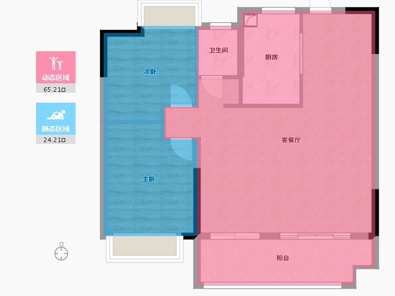 安徽省-安庆市-文德桐国府-89.00-户型库-动静分区