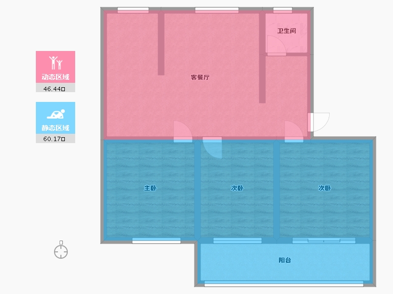 山东省-菏泽市-尧都新城-100.00-户型库-动静分区