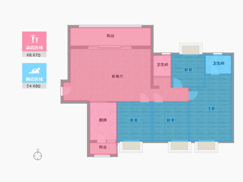 贵州省-遵义市-碧桂园新蒲一号-10.00-户型库-动静分区