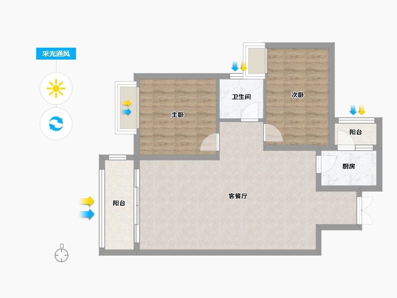 贵州省-黔东南苗族侗族自治州-食博园-88.00-户型库-采光通风