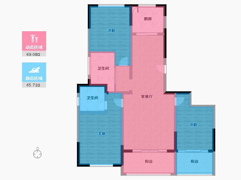 河南省-漯河市-公园壹号-118.00-户型库-动静分区