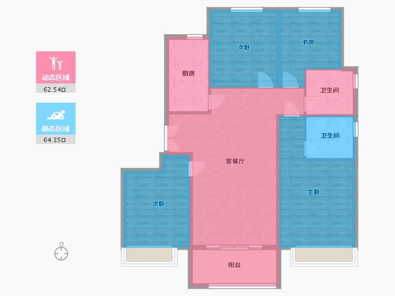 山东省-枣庄市-滕建恒益园-115.00-户型库-动静分区