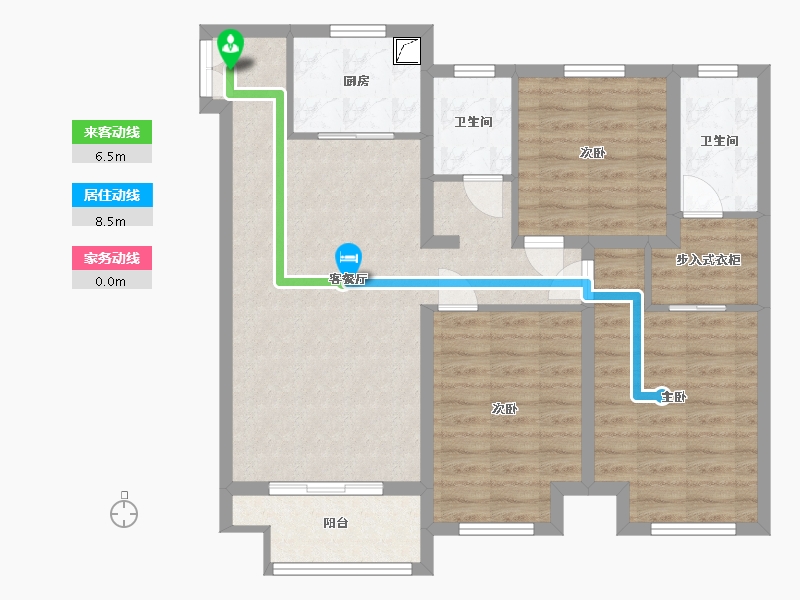 河北省-保定市-苏中祁悦府-103.00-户型库-动静线