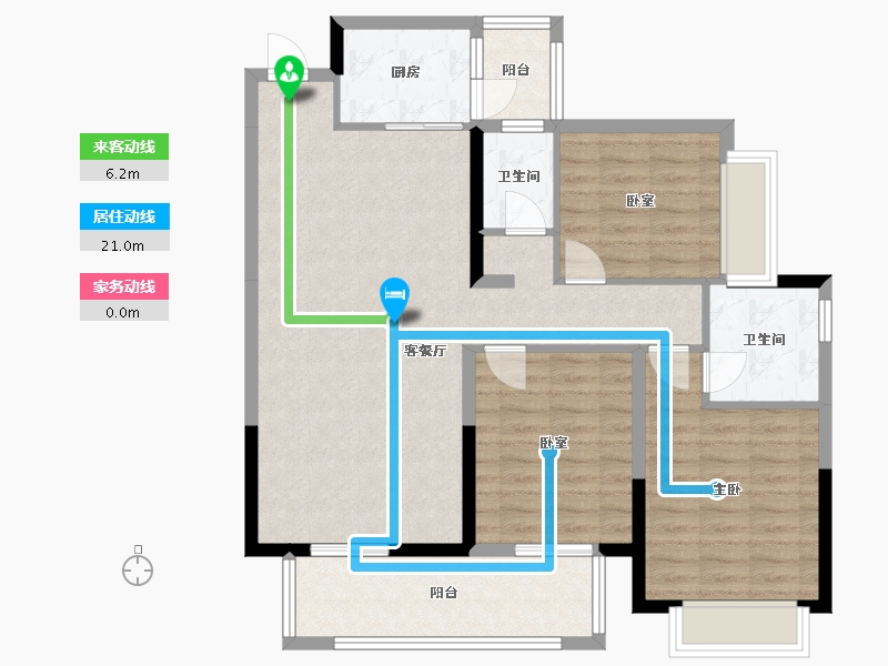 广西壮族自治区-南宁市-龙池新城龙胤花园-117.78-户型库-动静线