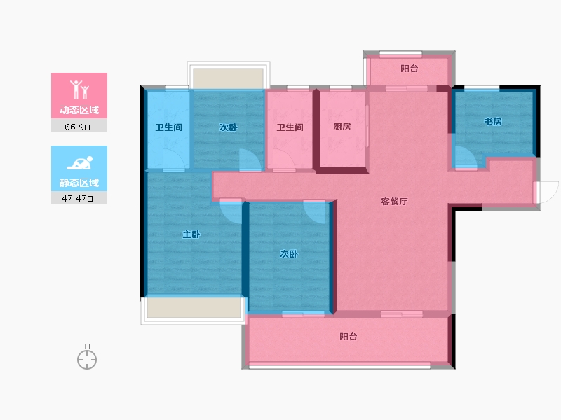 湖南省-郴州市-御府-120.00-户型库-动静分区