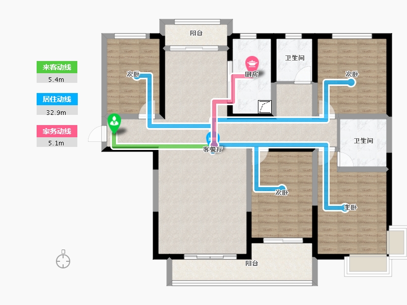 河北省-邢台市-天和城-176.00-户型库-动静线