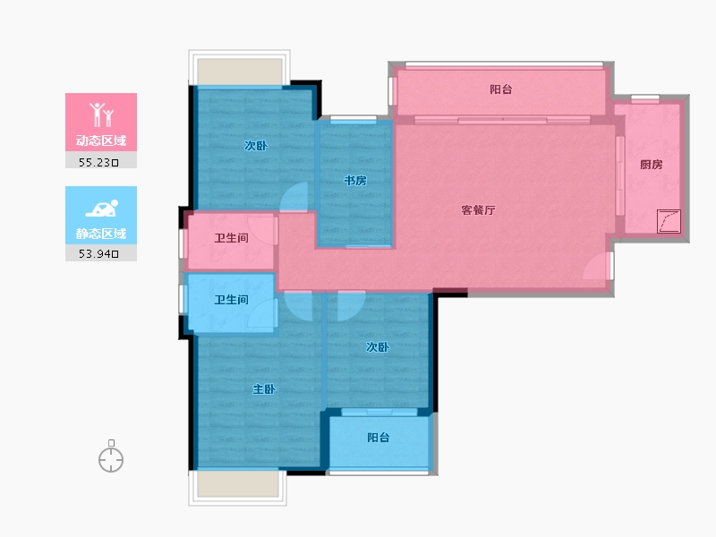 福建省-三明市-建发央煮-99.00-户型库-动静分区