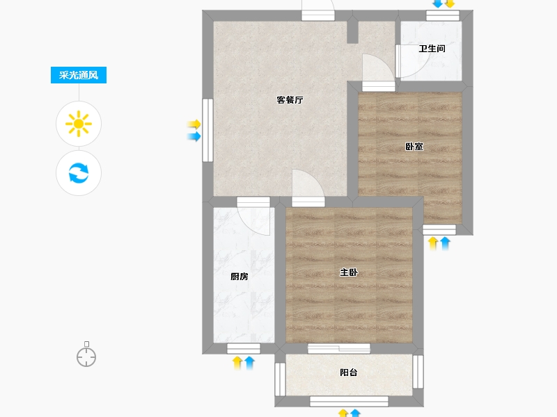 河南省-驻马店市-都市易居-40.50-户型库-采光通风