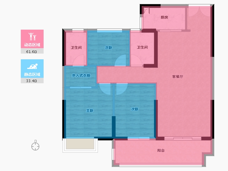 广西壮族自治区-梧州市-未来城-90.00-户型库-动静分区