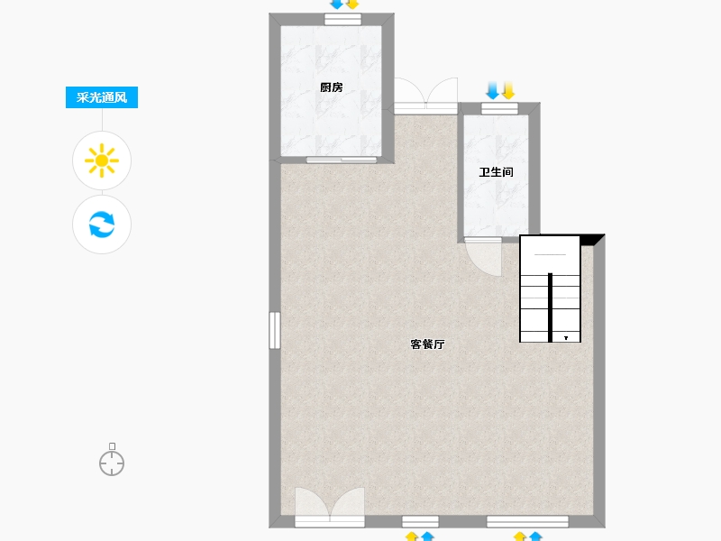 四川省-德阳市-雍湖大院-105.92-户型库-采光通风