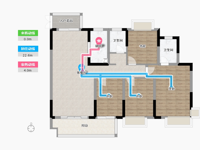 江西省-赣州市-全南蓝湾半岛-142.00-户型库-动静线