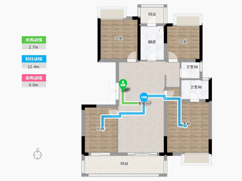 四川省-成都市-人居越秀紫云府-115.00-户型库-动静线