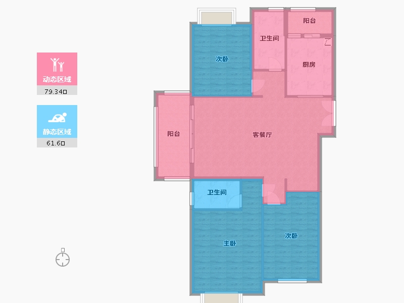 江西省-鹰潭市-中兆星河汇-129.00-户型库-动静分区