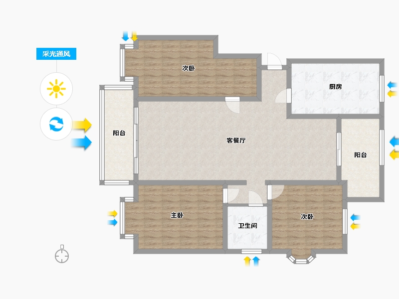 天津-天津市-和平-275.00-户型库-采光通风