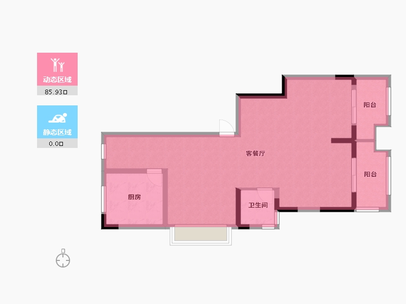 浙江省-嘉兴市-富圣豪庭御珑湾-77.24-户型库-动静分区