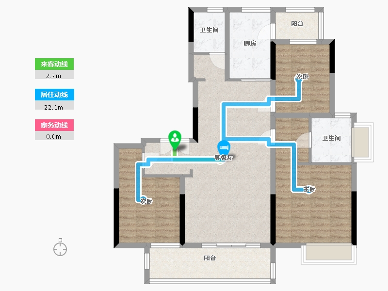 福建省-宁德市-专家村-123.80-户型库-动静线