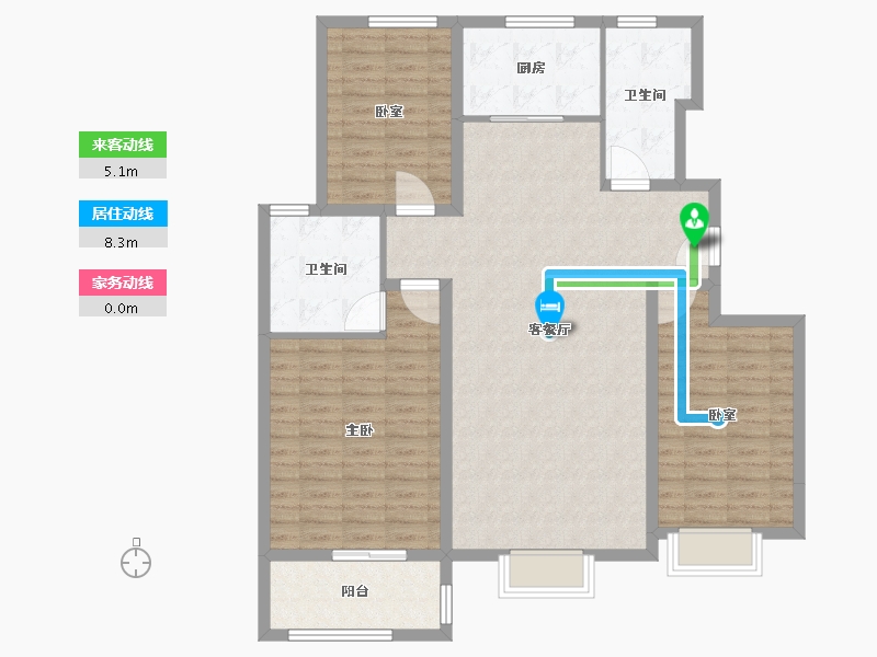 河北省-保定市-尧和美居-116.00-户型库-动静线