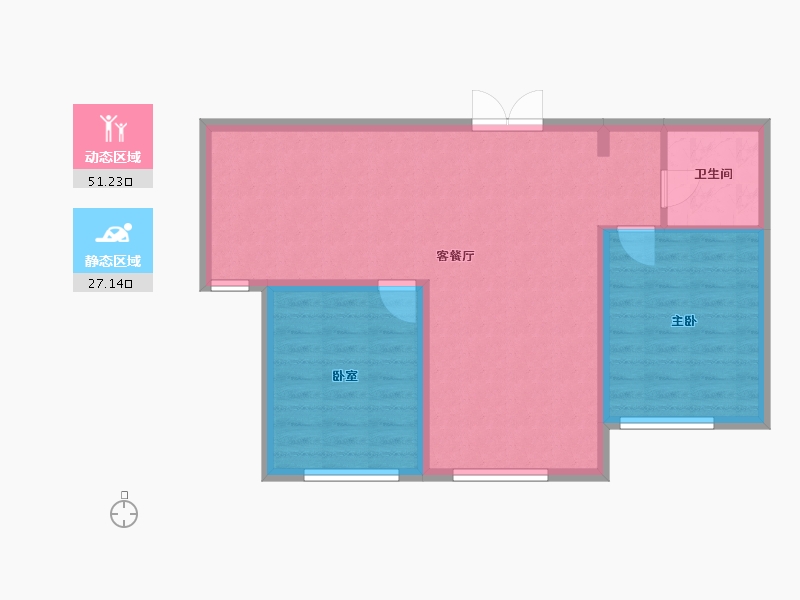 山西省-大同市-东方家园-77.00-户型库-动静分区