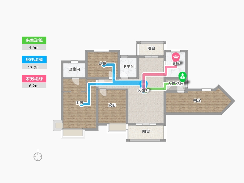 四川省-绵阳市-水韵长滩-110.00-户型库-动静线