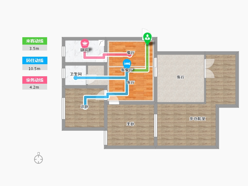 河南省-信阳市-众鑫时代广场-2期-120.00-户型库-动静线