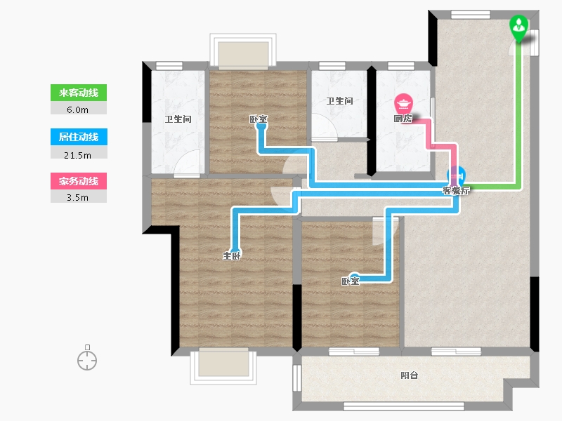 江西省-赣州市-嘉福·樾府-98.00-户型库-动静线