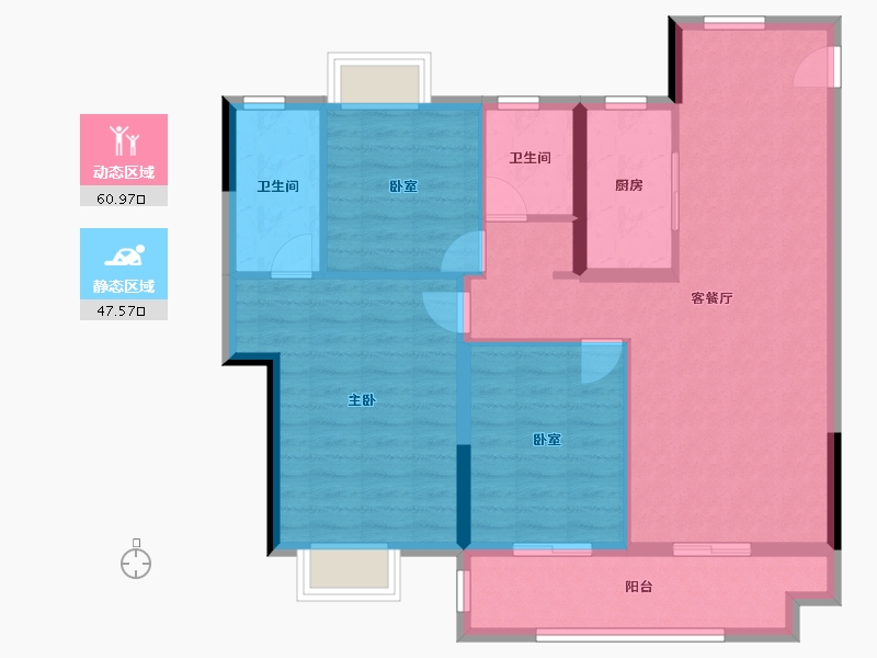 江西省-赣州市-嘉福·樾府-98.00-户型库-动静分区