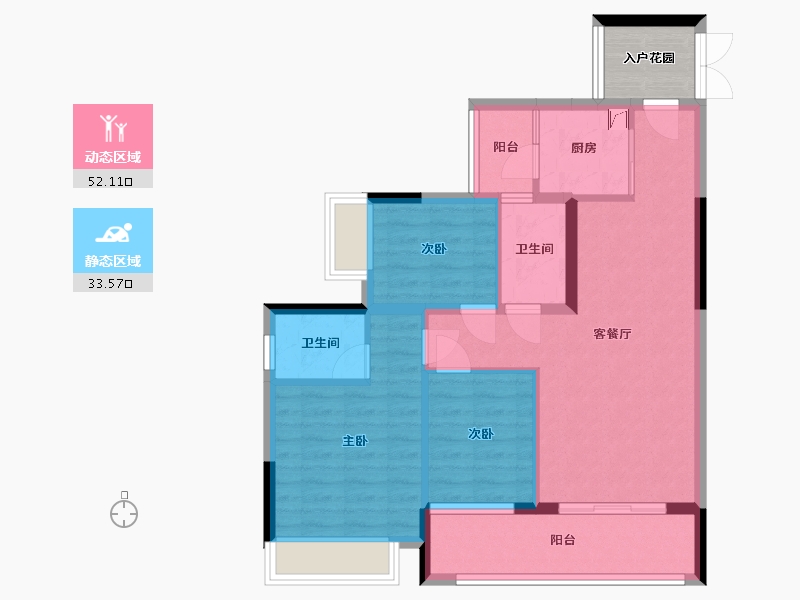 广东省-江门市-锦富·汇景湾-99.61-户型库-动静分区