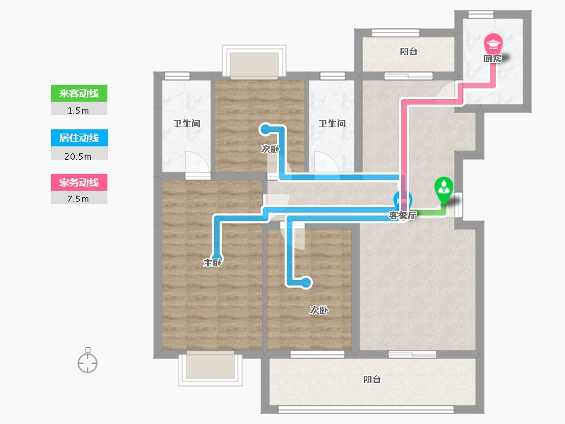 江西省-赣州市-锦程苑-18.28-户型库-动静线