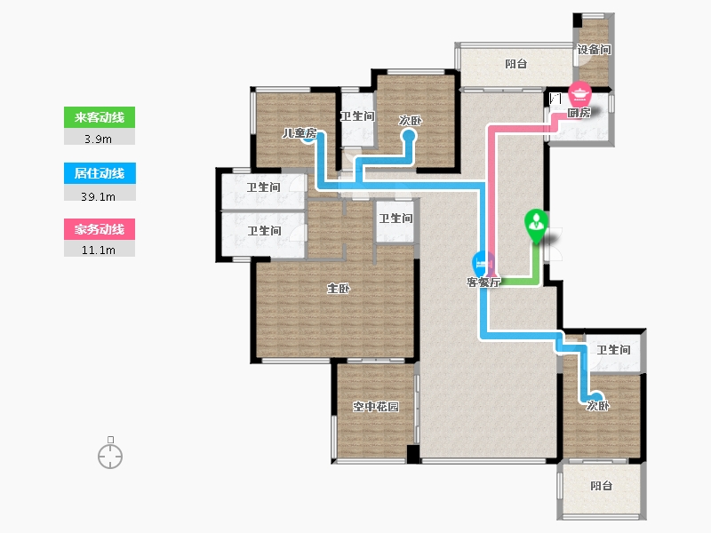 海南省-陵水黎族自治县-雅居乐海境新天-265.00-户型库-动静线