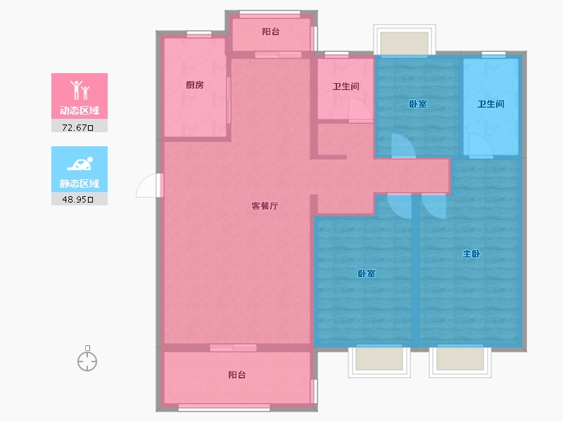 新疆维吾尔自治区-乌鲁木齐市-123456-100.00-户型库-动静分区