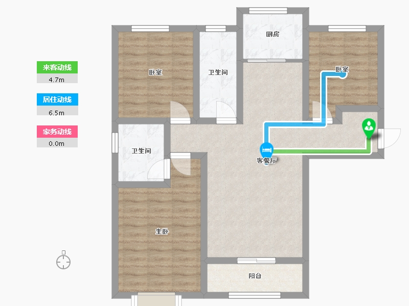 河北省-衡水市-北斗星城雅园二区-0.29-户型库-动静线