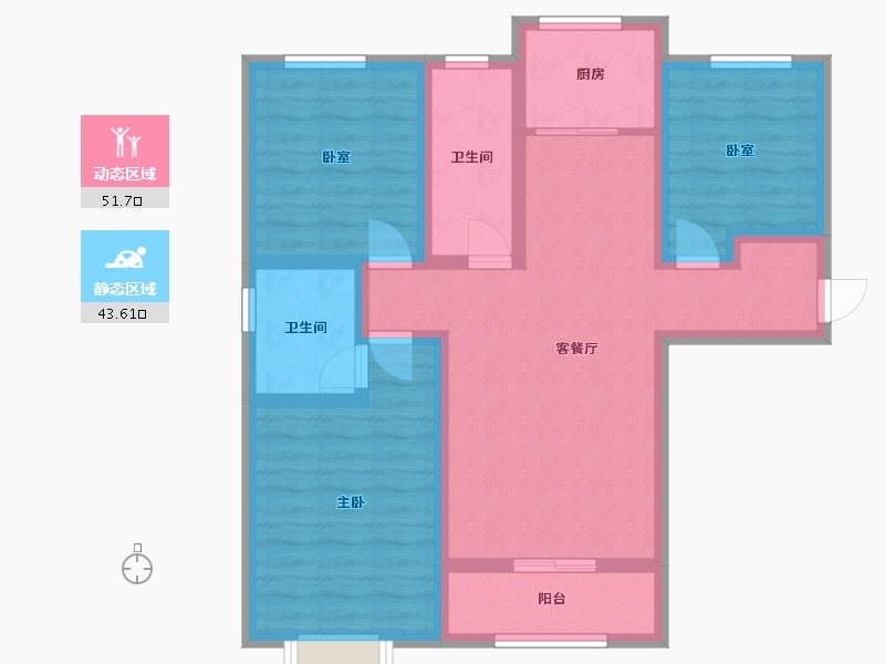 河北省-衡水市-北斗星城雅园二区-0.29-户型库-动静分区