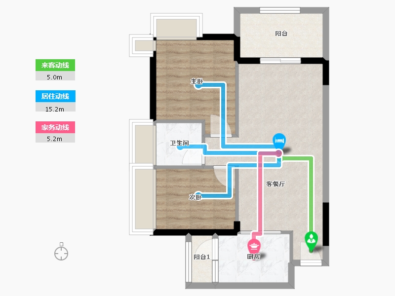 广东省-中山市-东城四季-63.10-户型库-动静线