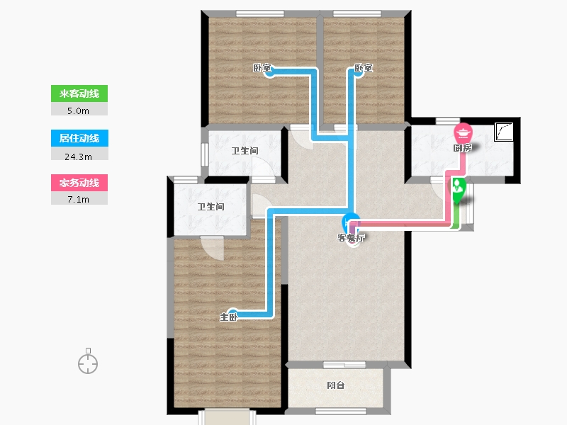 河南省-许昌市-观湖珑府-113.00-户型库-动静线