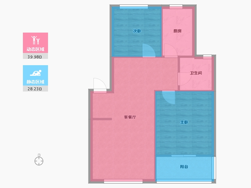 福建省-厦门市-前埔北区二里-66.00-户型库-动静分区