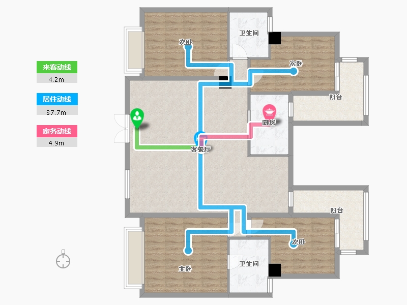 山西省-太原市-保利-155.00-户型库-动静线