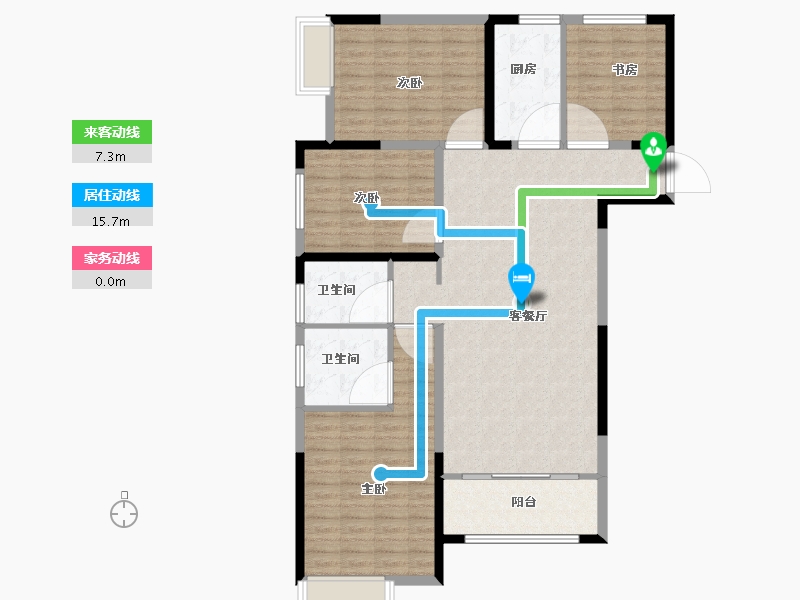 河南省-洛阳市-东展怡和园-122.00-户型库-动静线