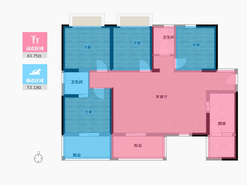 四川省-德阳市-御锦坊-98.00-户型库-动静分区