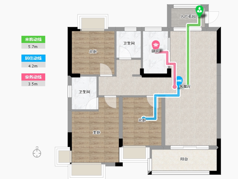 湖北省-襄阳市-和信汉阳学府-82.17-户型库-动静线